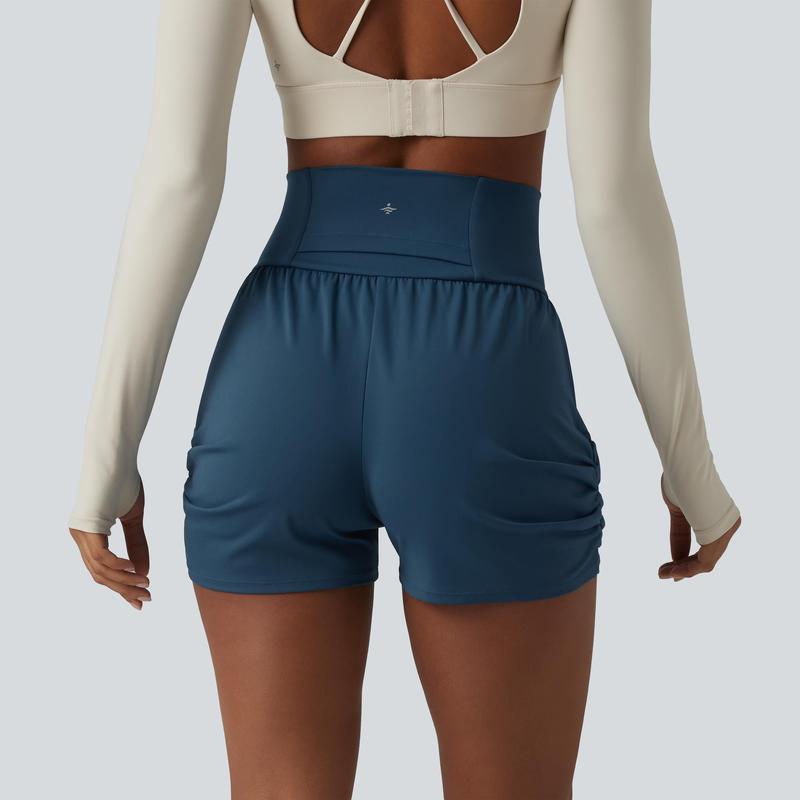 Luforia Airy High Waist Ruched Yoga Shorts