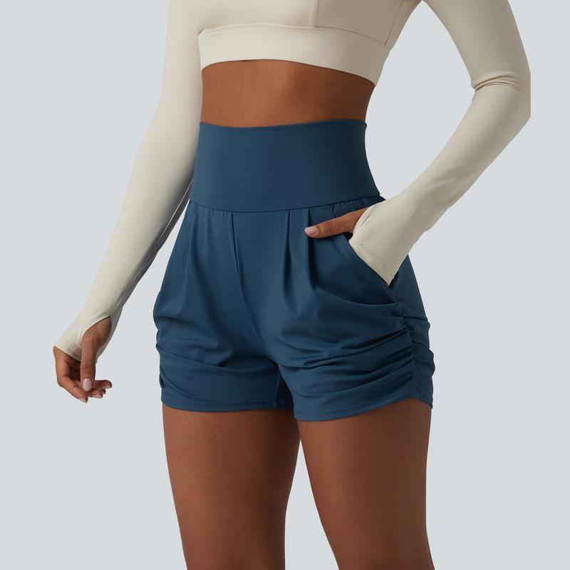 Luforia Airy High Waist Ruched Yoga Shorts