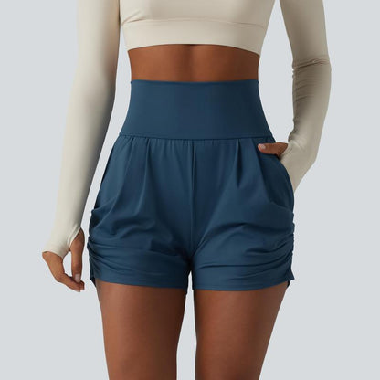 Luforia Airy High Waist Ruched Yoga Shorts